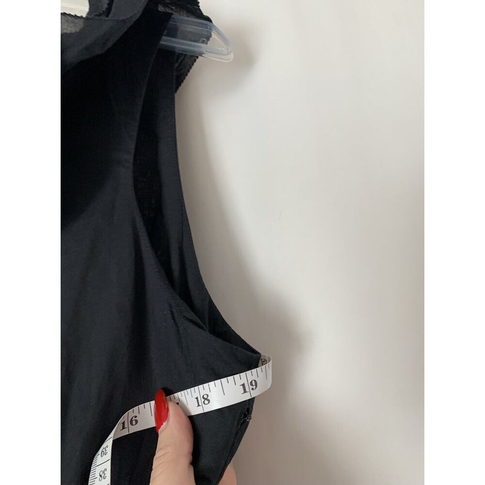 J. Crew Womens Dress 12 Maxi Tiered Ruffles Vneck Black Sleeveless New - Picture 8 of 11
